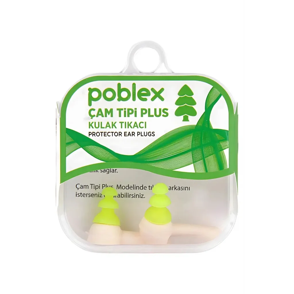 Poblex Çam Tipi Plus Kulak Tıkacı - Small