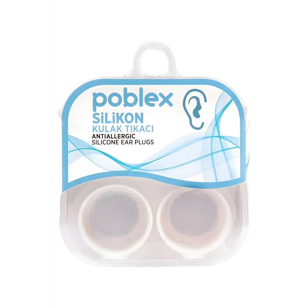 Poblex Silikon Kulak Tıkacı 2li