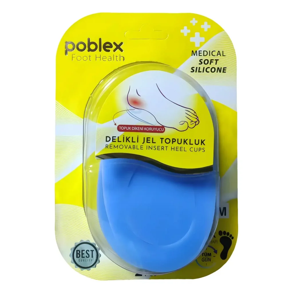 Poblex Topuk Dikeni İçin Delikli Jel Topukluk - Medium