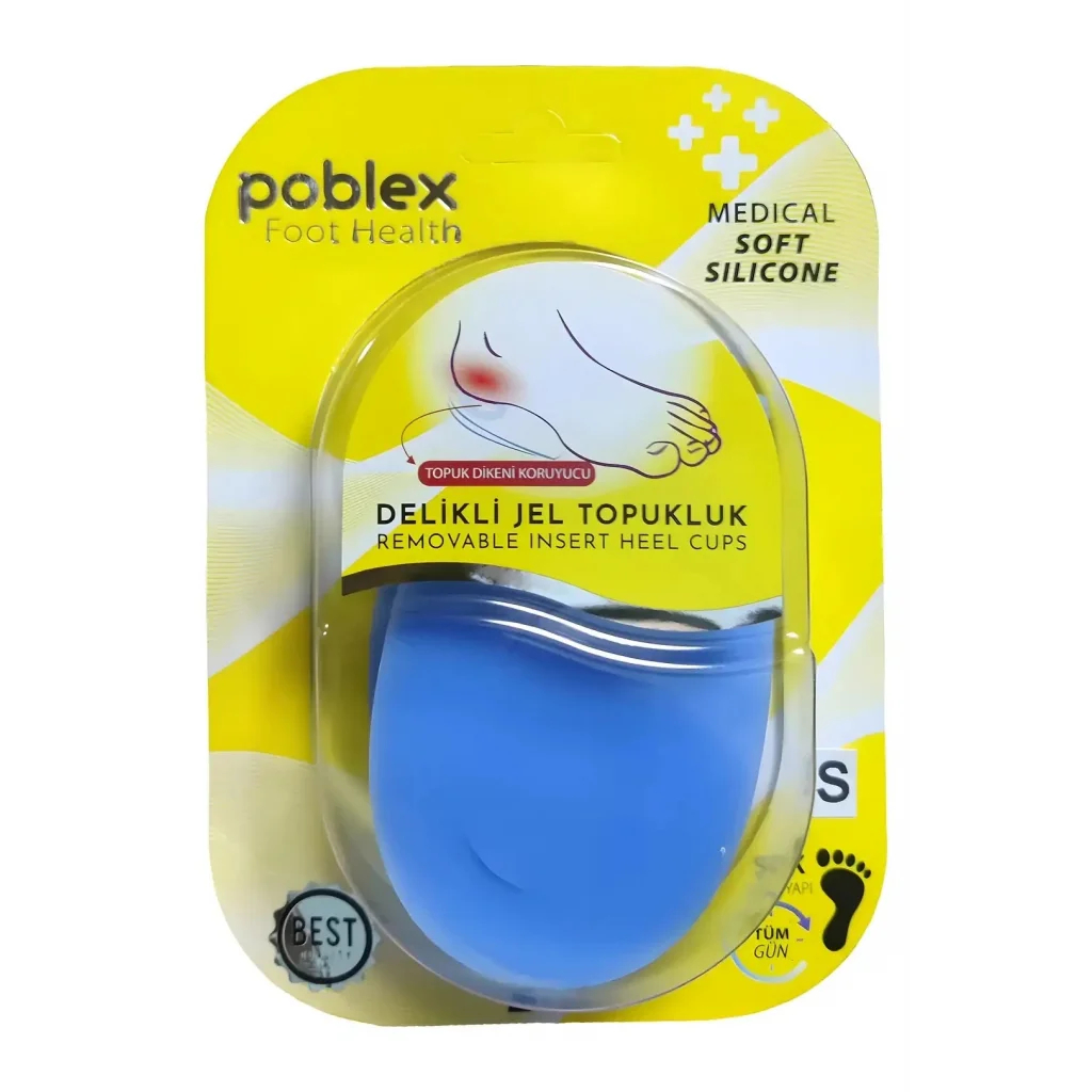 Poblex Topuk Dikeni İçin Delikli Jel Topukluk - Small
