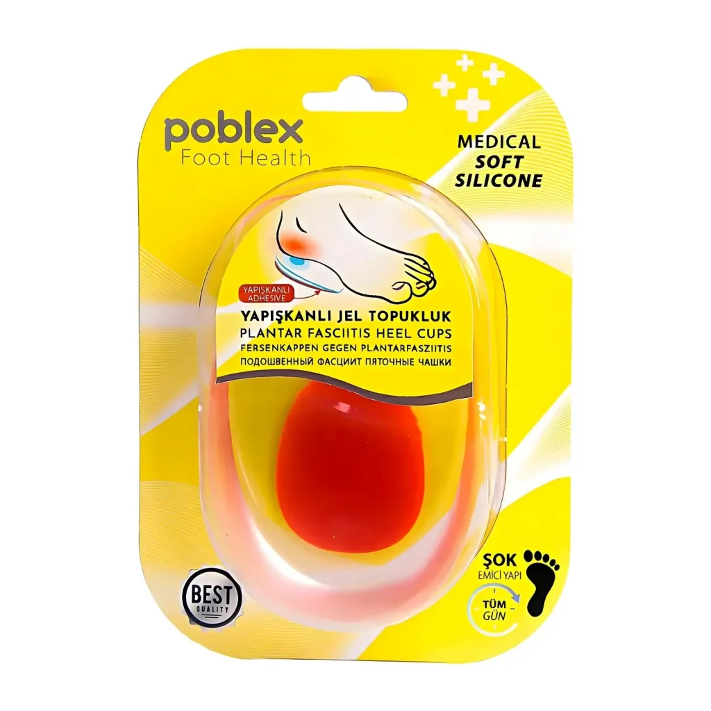 Poblex Yapışkanlı Silikon Jel Topukluk - Kadın