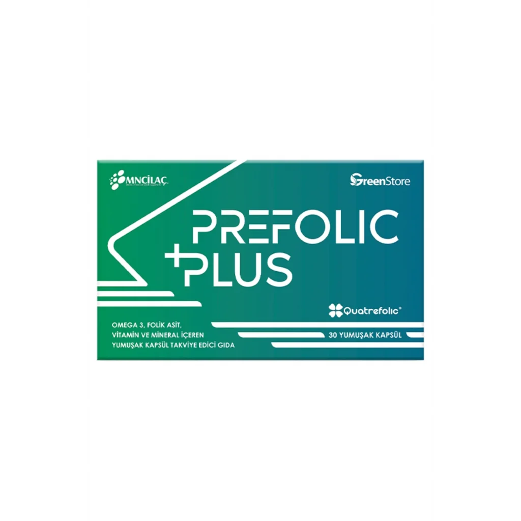 Prefolic Plus 30 Yumuşak Kapsül