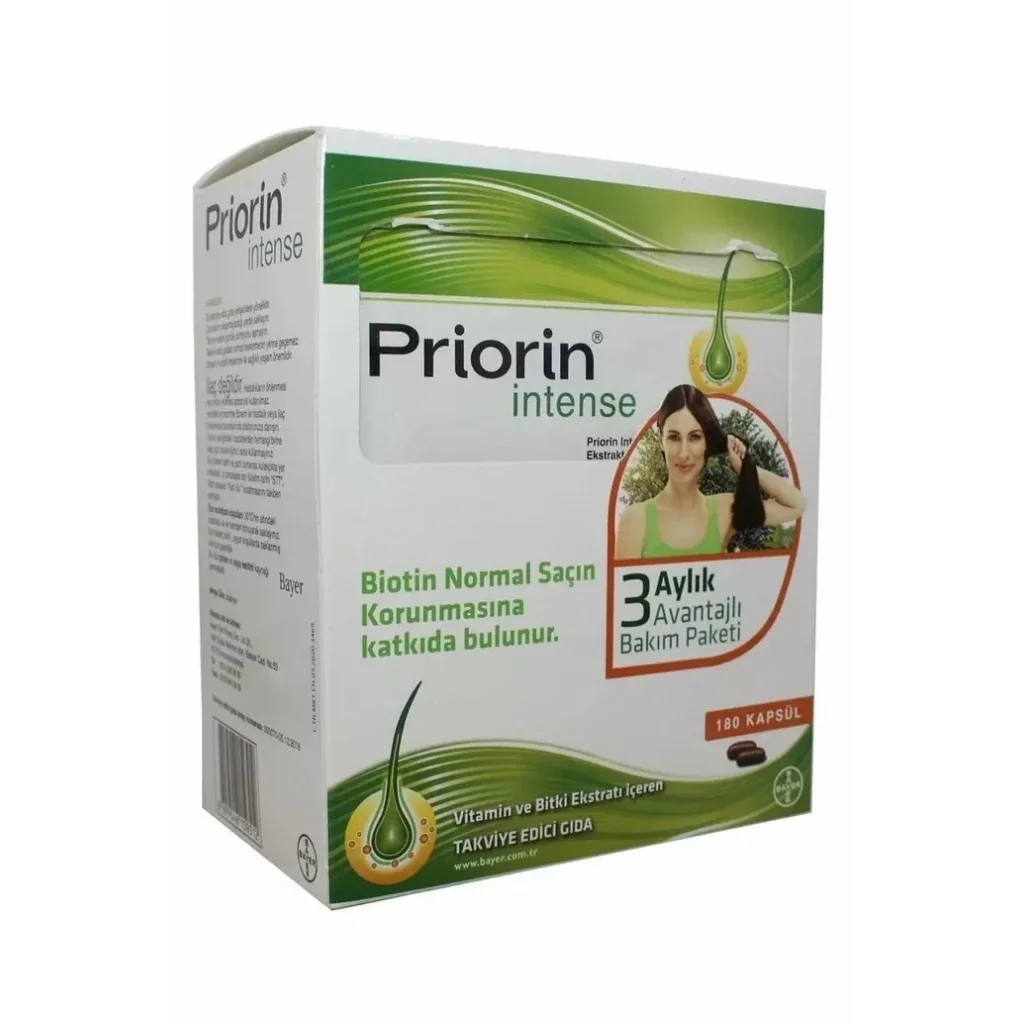 Priorin Intense Avantajlı Paket 120 + 60 Kapsül