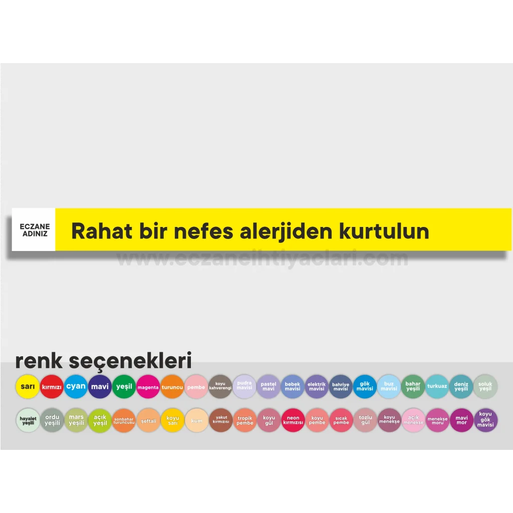 Rahat bir nefes alerjiden kurtulun