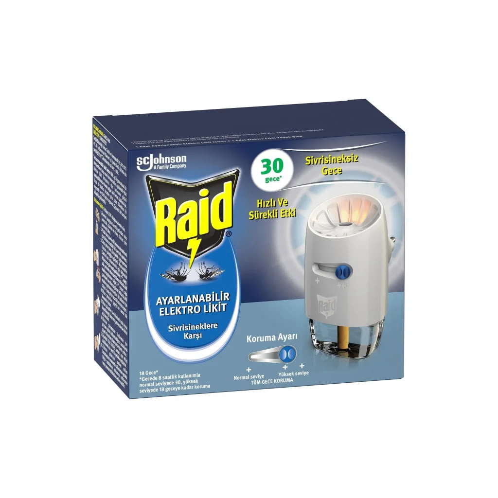 Raid Ayarlanabilir Elektrolikit 30 Gece 21 ml