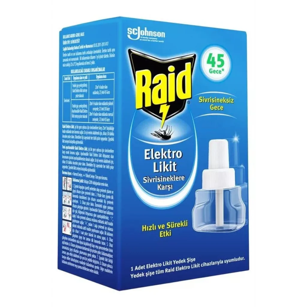 Raid Electrolikit Yedek 45 Gece 27 ml