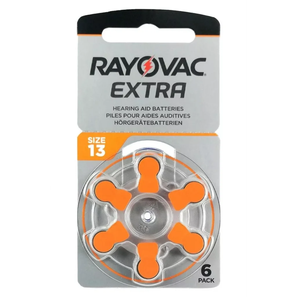 Rayovac 13 Numara İşitme Cihazı Pili 6lı
