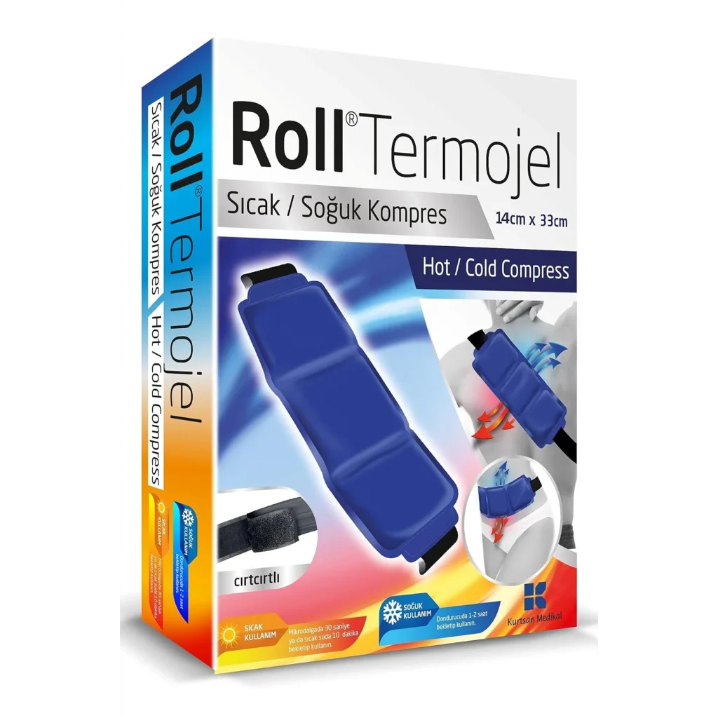 Roll Termojel 14 x 33 cm Bel - Sırt - Karın