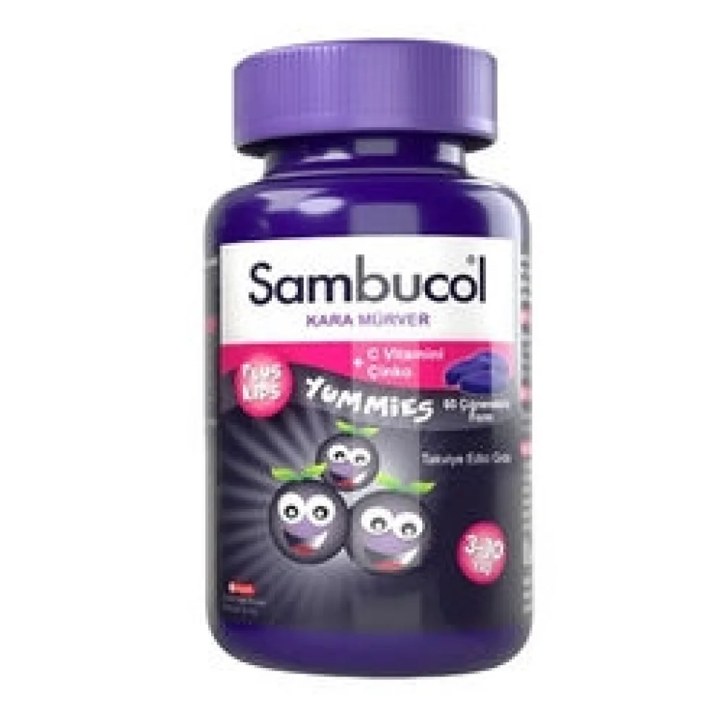 Sambucol Plus Kids Yummies 60 Çiğneme Tableti