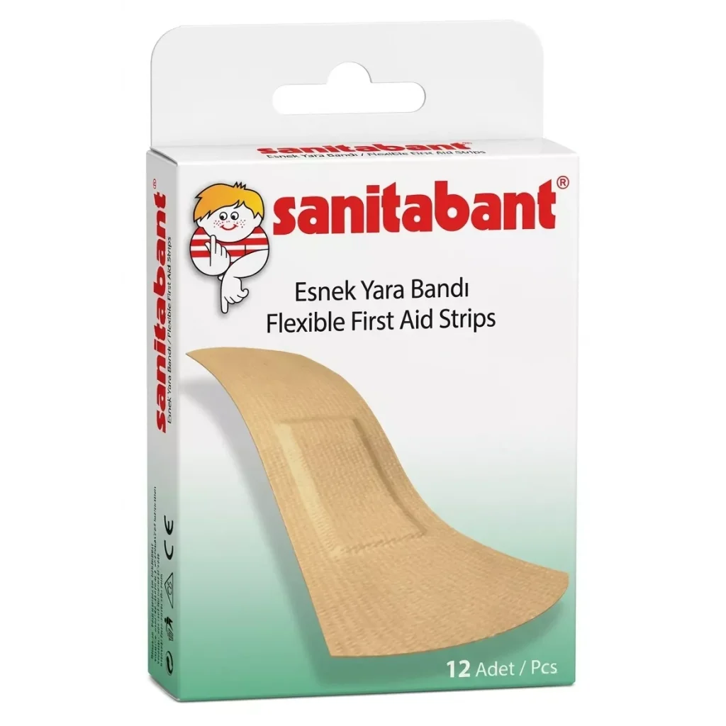 Sanitabant Esnek Yara Bandı 12li