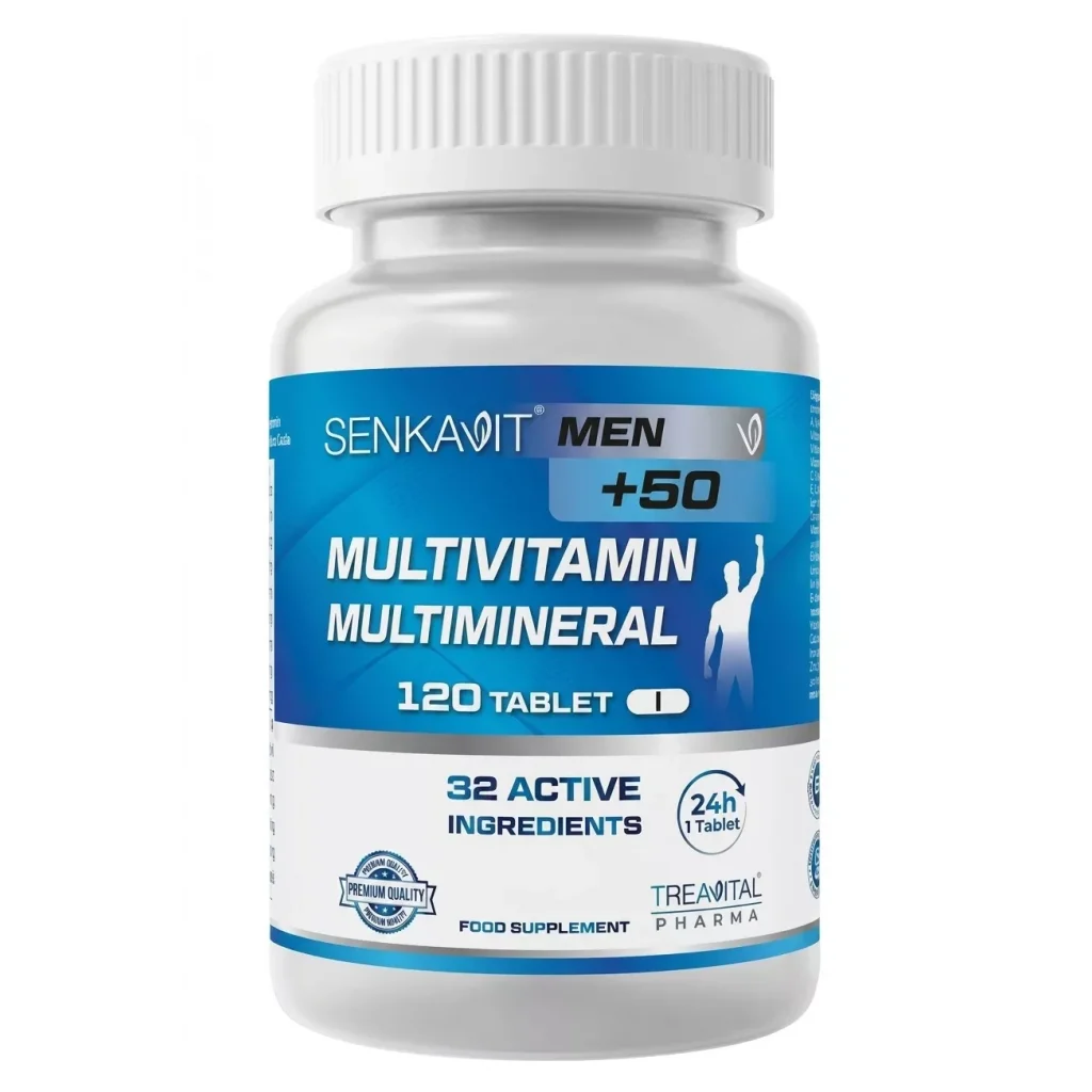 Senkavit Mens Multivitamin ve Mineral Complex +50 Yaş 120 Tablet