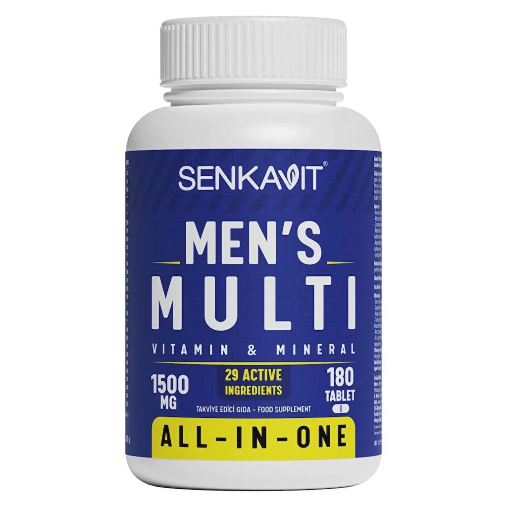 Senkavit Mens Multivitamin ve Multimineral Complex 180 Tablet