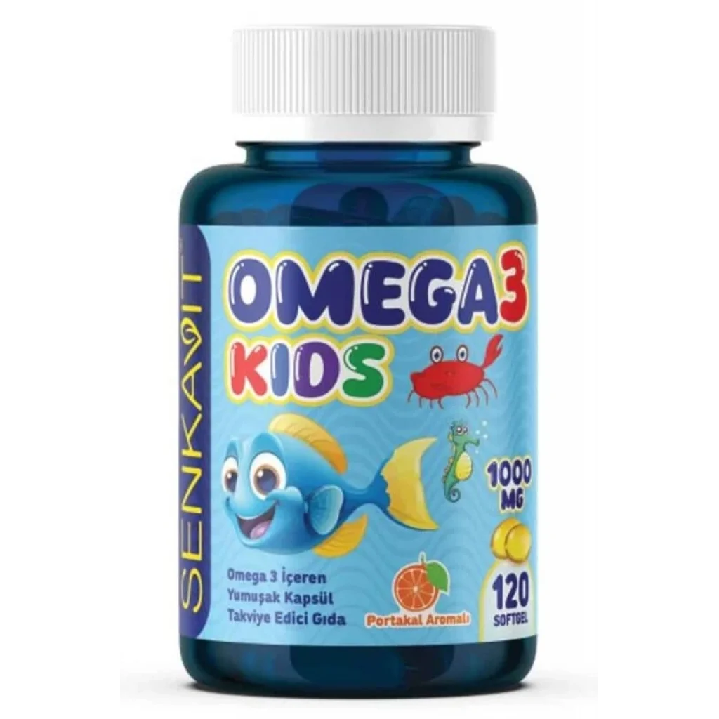 Senkavit Omega 3 For Kids Portakal Aromalı 120li Softjel