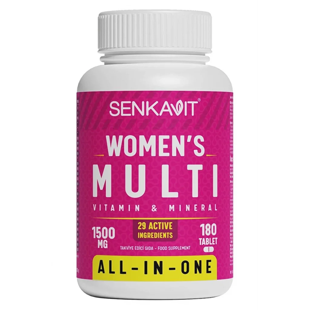 Senkavit Womens Multivitamin ve Multimineral Complex 180 Tablet