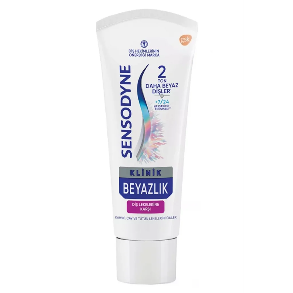 Sensodyne Klinik Beyazlık Diş Lekelerine Karşı Diş Macunu 75 ml
