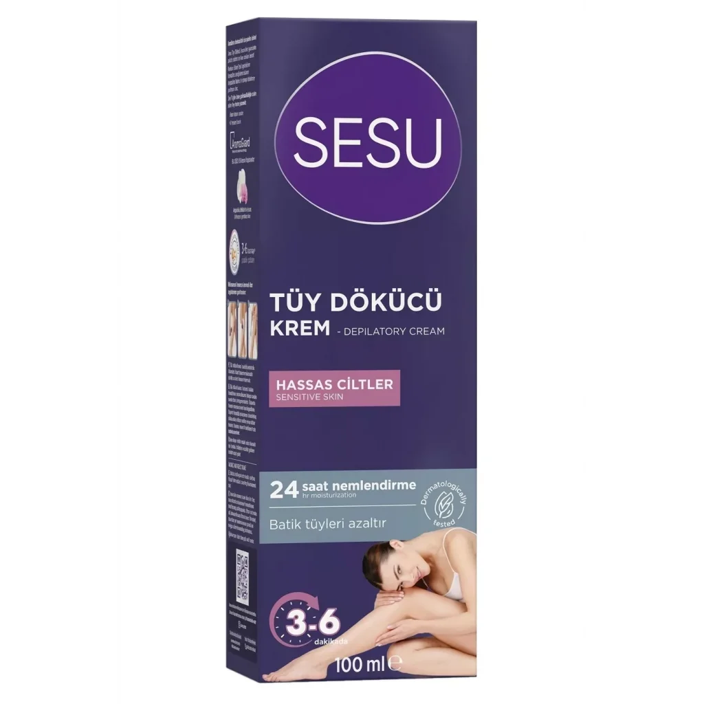 Sesu Tüy Dökücü Krem Hassas Ciltler 100 ml
