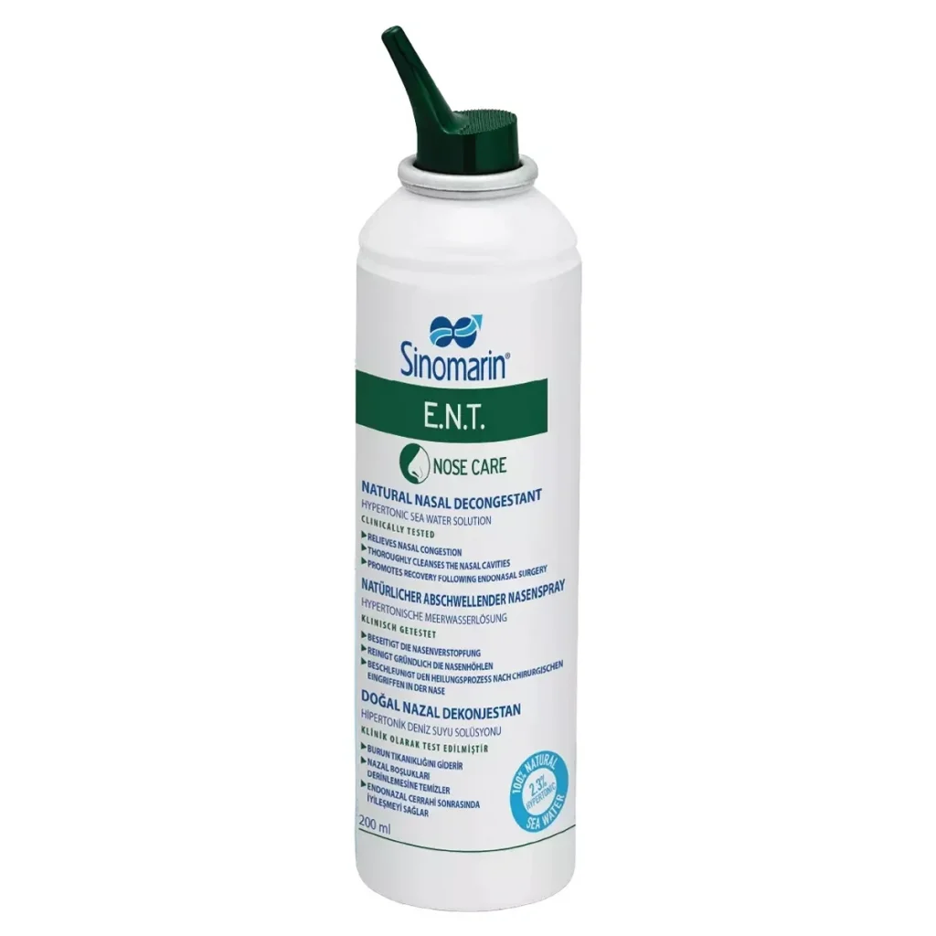 Sinomarin E.N.T. Deniz Suyu Burun Spreyi 200 ml