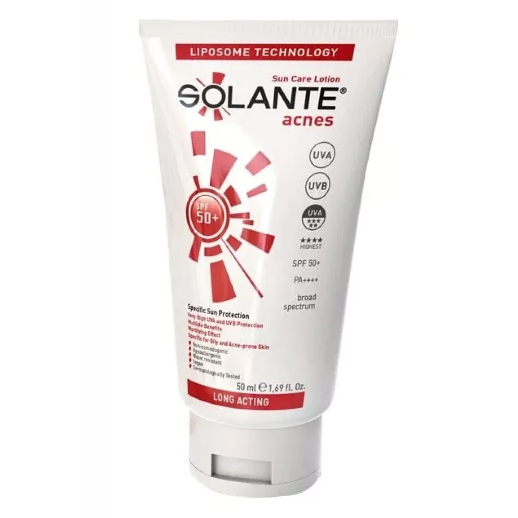 Solante Acnes Losyon SPF50+ 50 ml