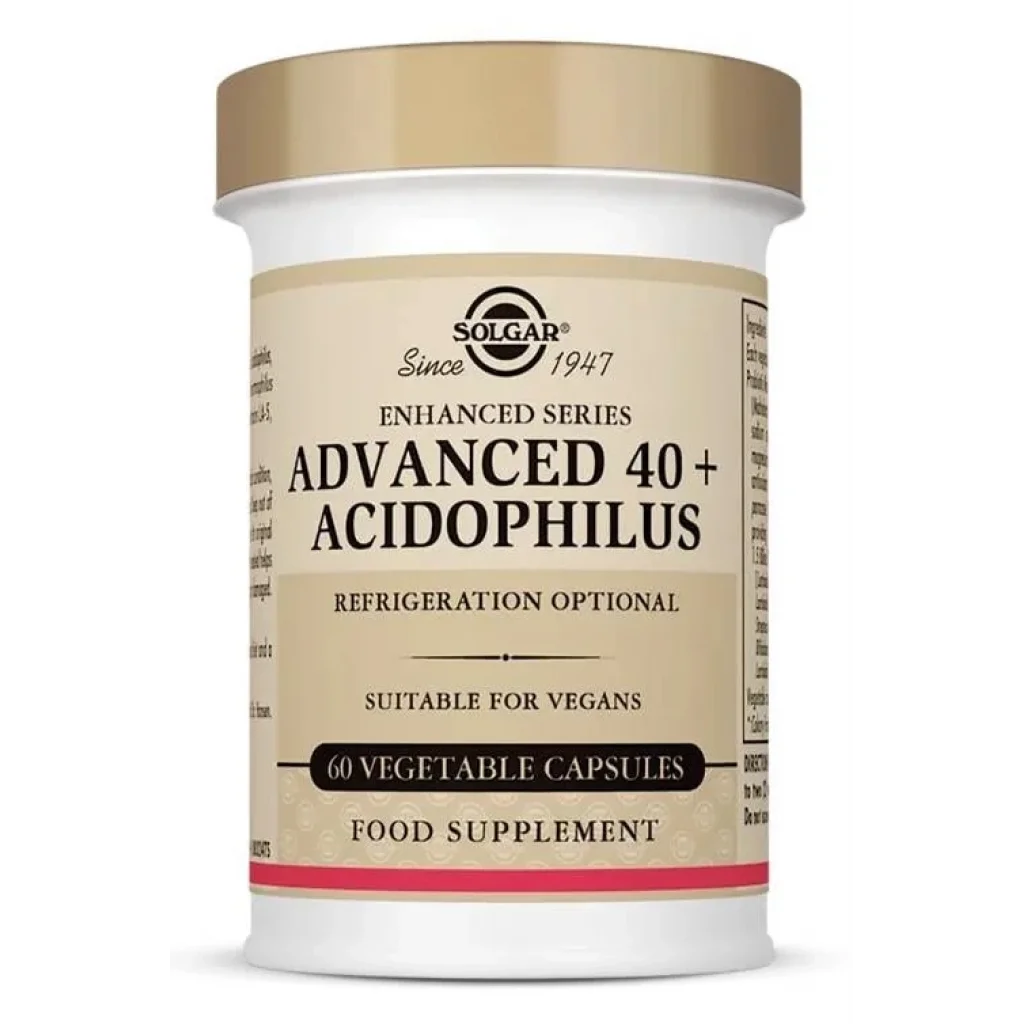 Solgar Advanced 40+ Acidophilus 60 Kapsül