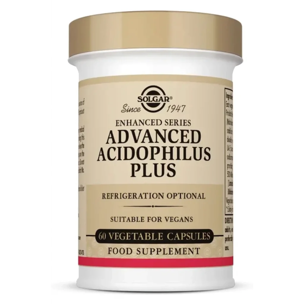 Solgar Advanced Acidophilus Plus 60 Kapsül