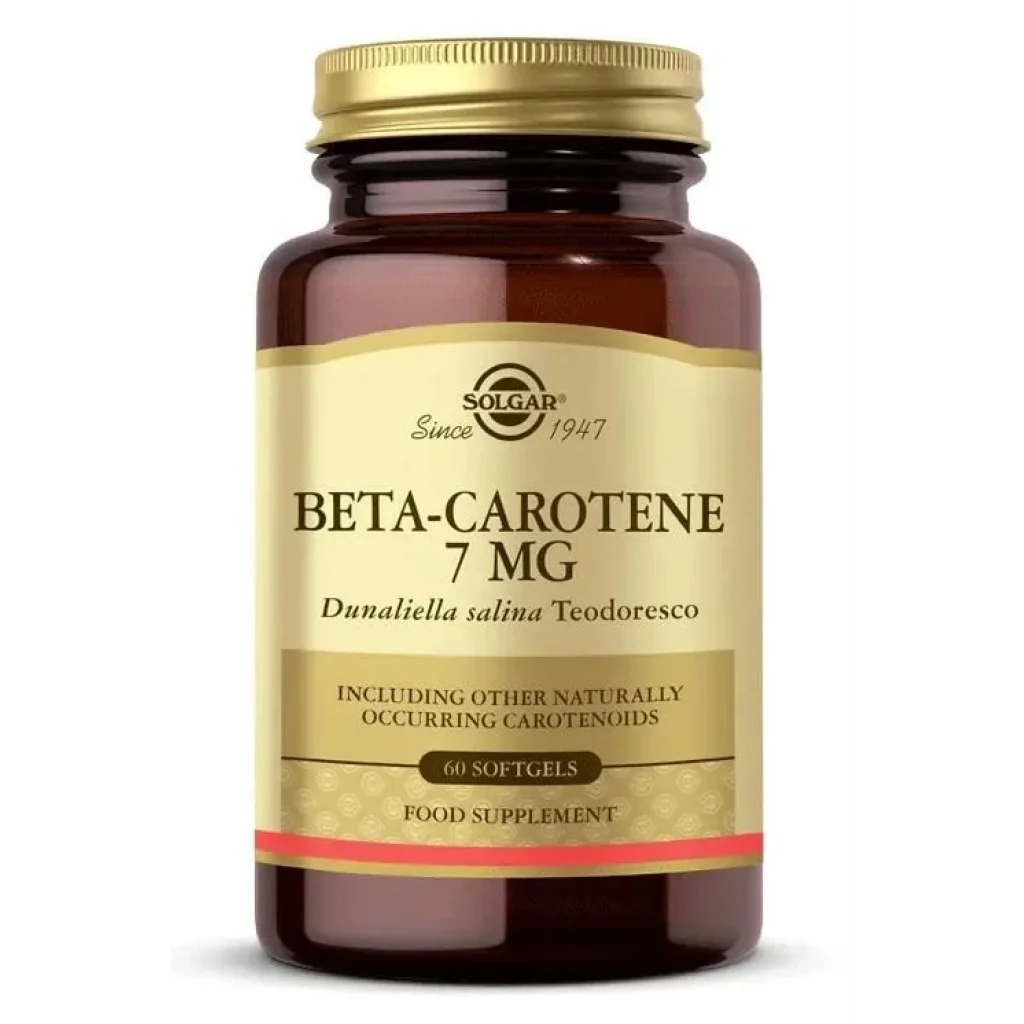 Solgar Beta Carotene 7 mg 60 Kapsül