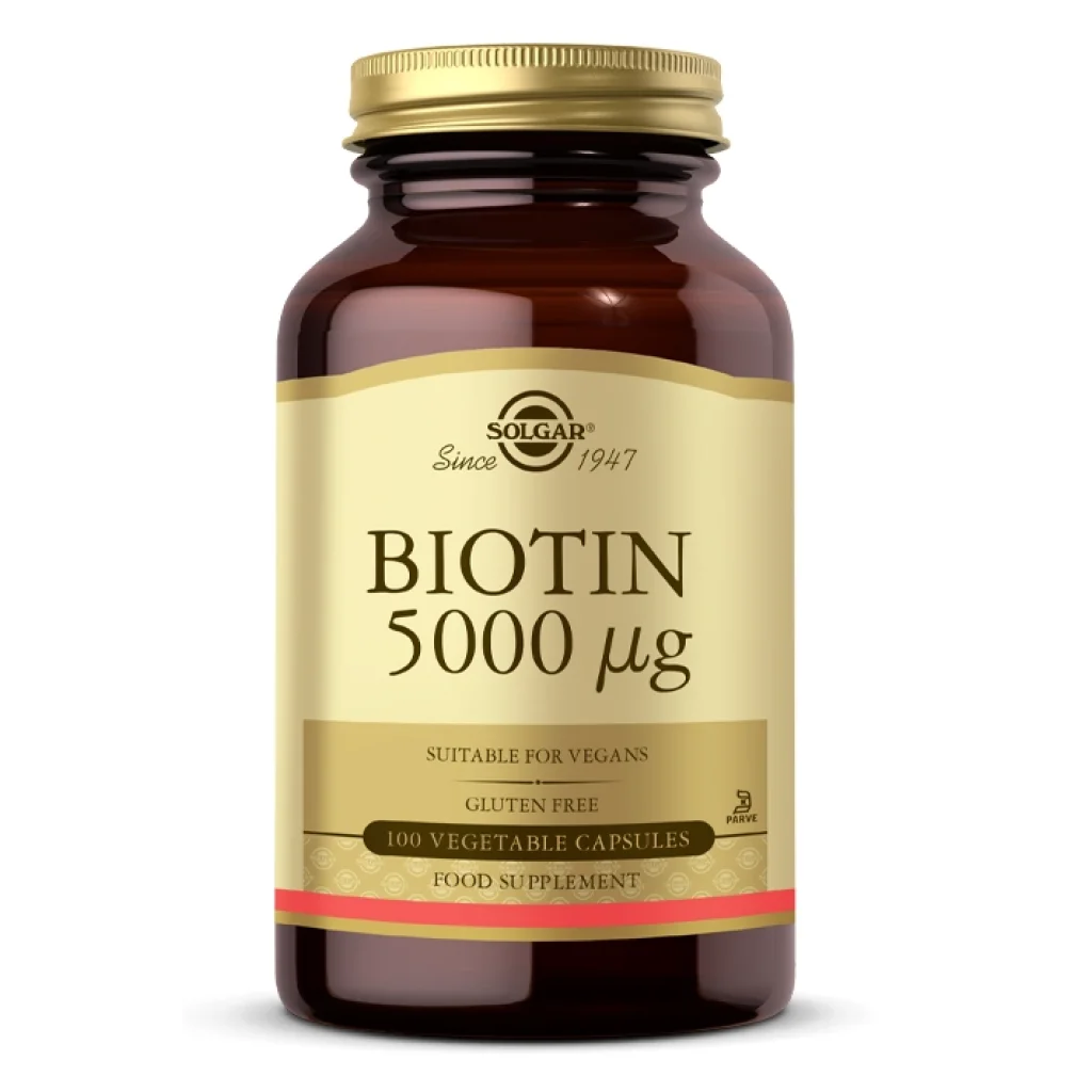 Solgar Biotin 5000 mcg 100 Kapsül
