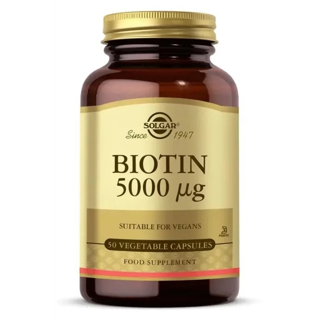 Solgar Biotin 5000 mcg 50 Kapsül