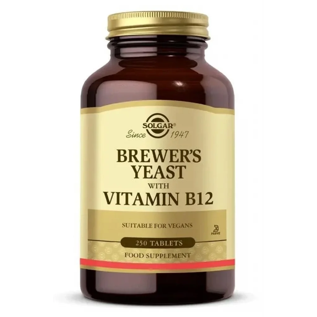 Solgar Brewers Yeast with Vitamin B12 250 Tablet