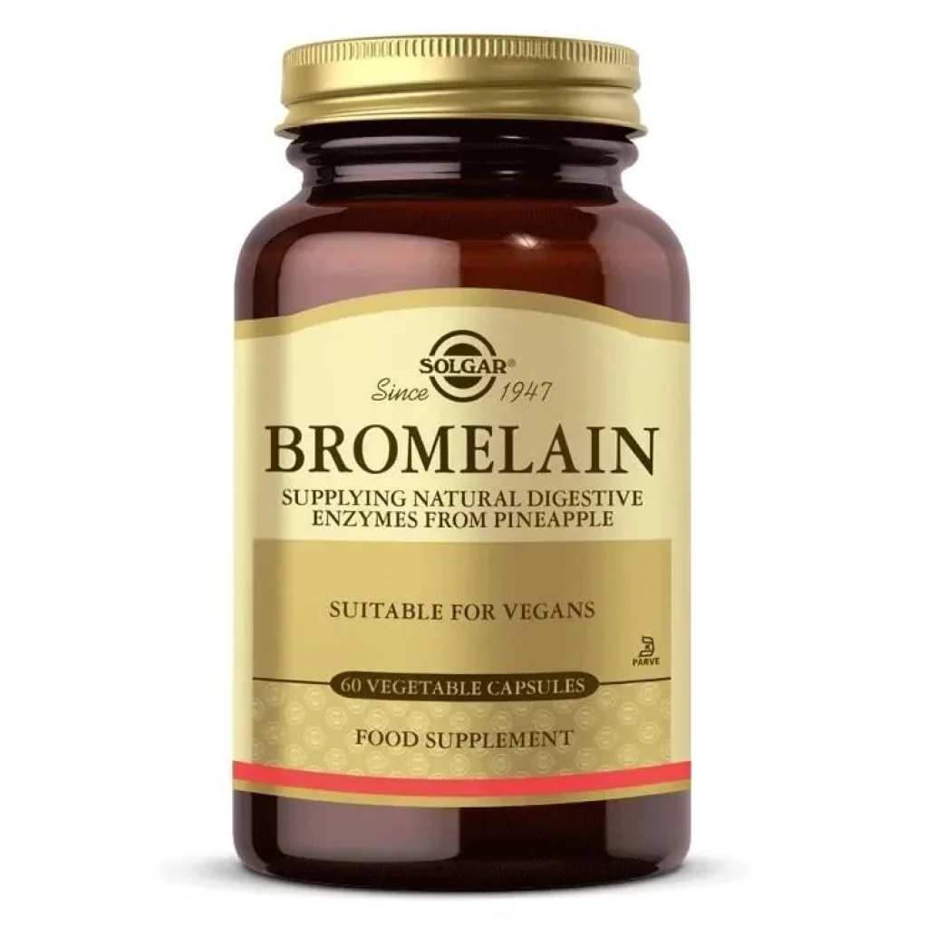Solgar Bromelain 150 mg 60 Kapsül
