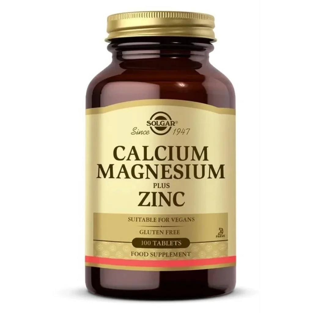 Solgar Calcium Magnesium Plus Zinc 100 Tablet