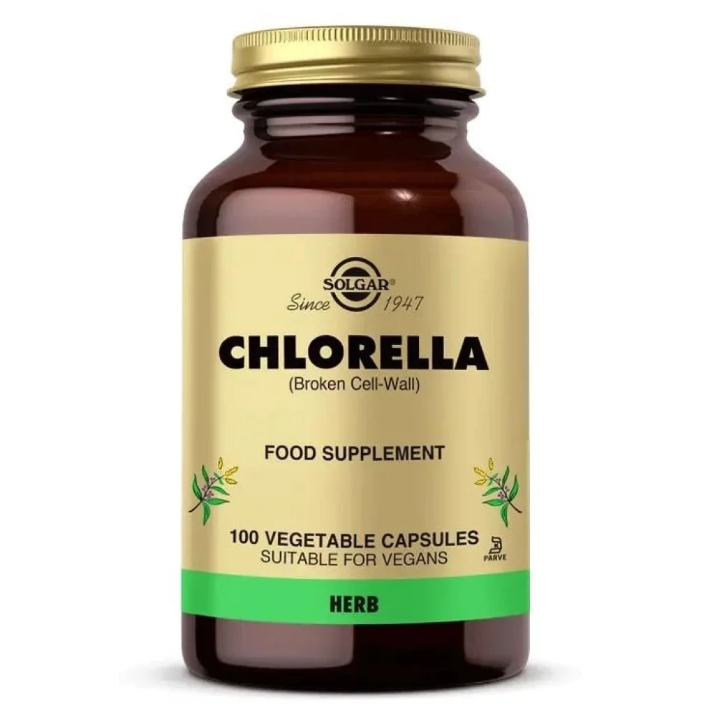 Solgar Chlorella 520 mg 100 Kapsül