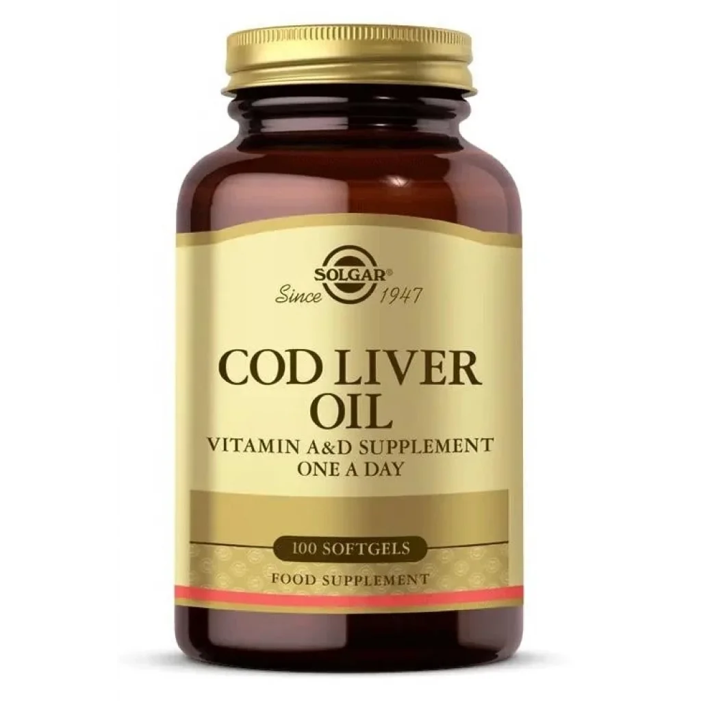 Solgar Cod Liver Oil 100 Kapsül