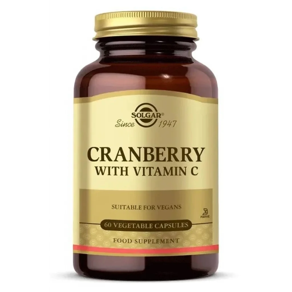 Solgar Cranberry Extract with Vitamin C 60 Kapsül