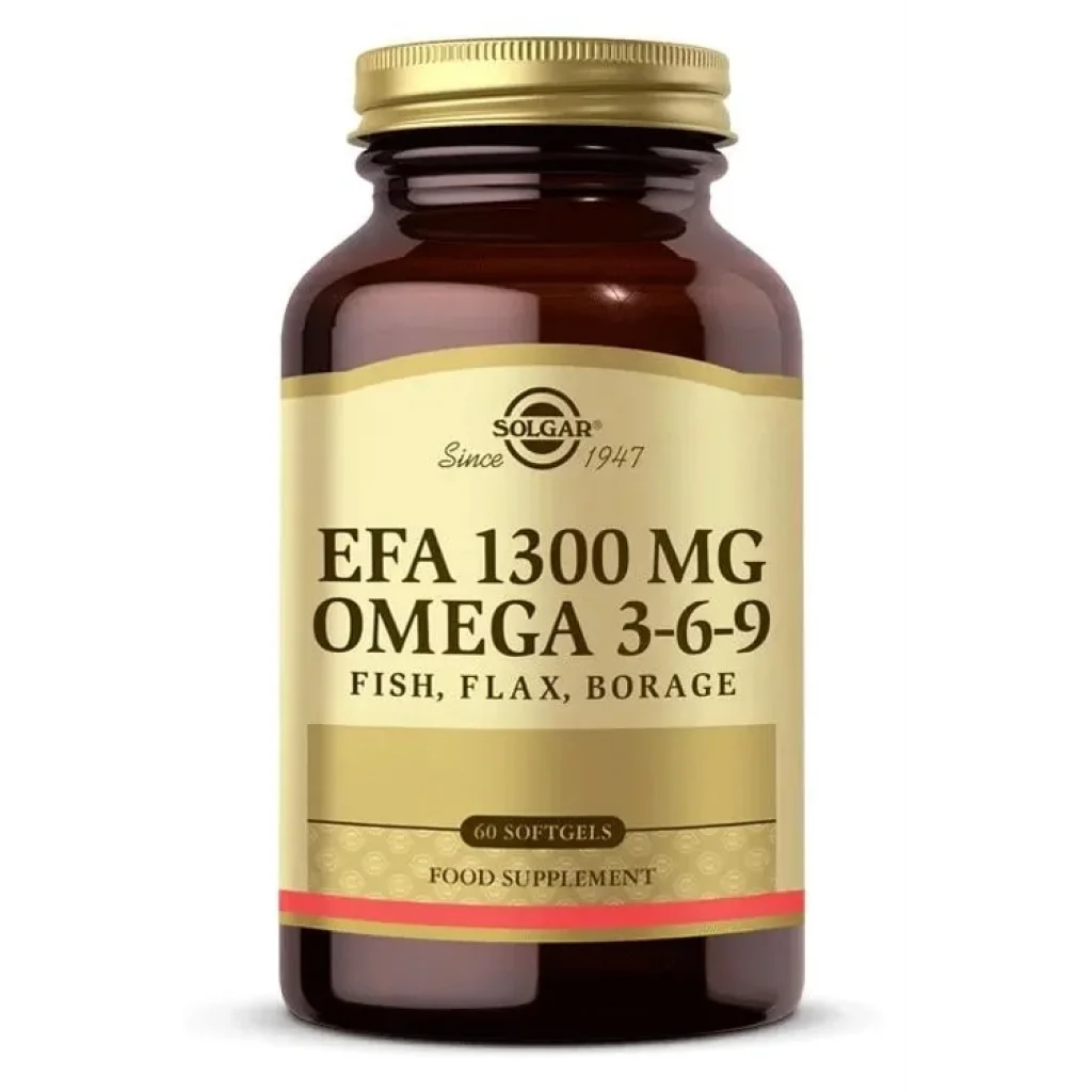 Solgar Efa 1300 mg Omega 3-6-9 60 Softgel