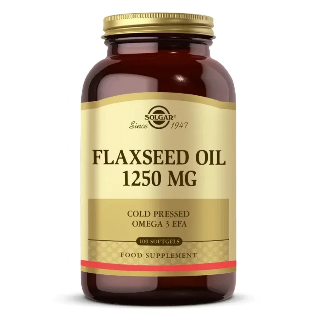 Solgar Flaxseed Oil 1250 mg 100 Kapsül