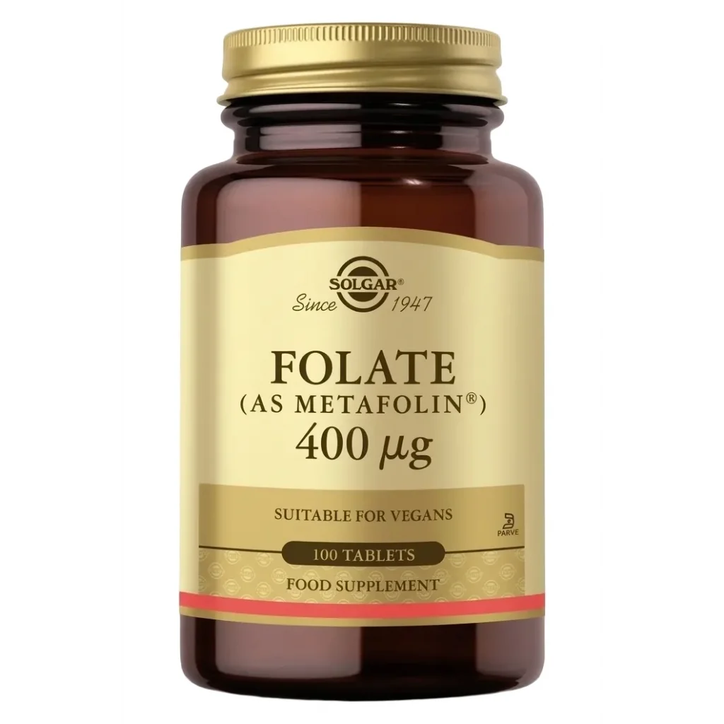Solgar Folate Metafolin 400 mcg 100 Tablet