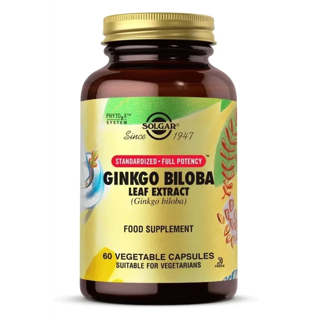 Solgar Ginkgo Biloba Leaf Extract 60 Kapsül