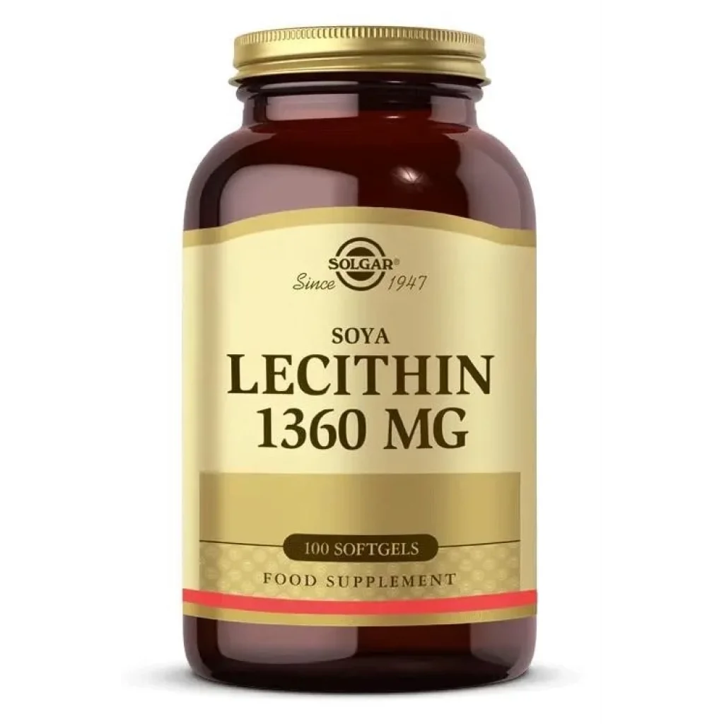 Solgar Lecithin 1360 mg 100 Kapsül