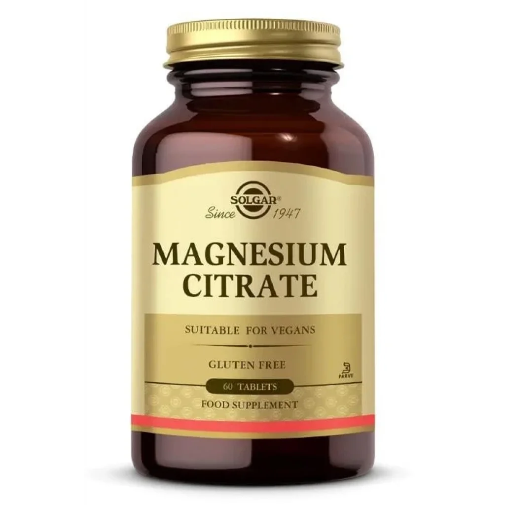 Solgar Magnesium Citrate 200 mg 60 Tablet