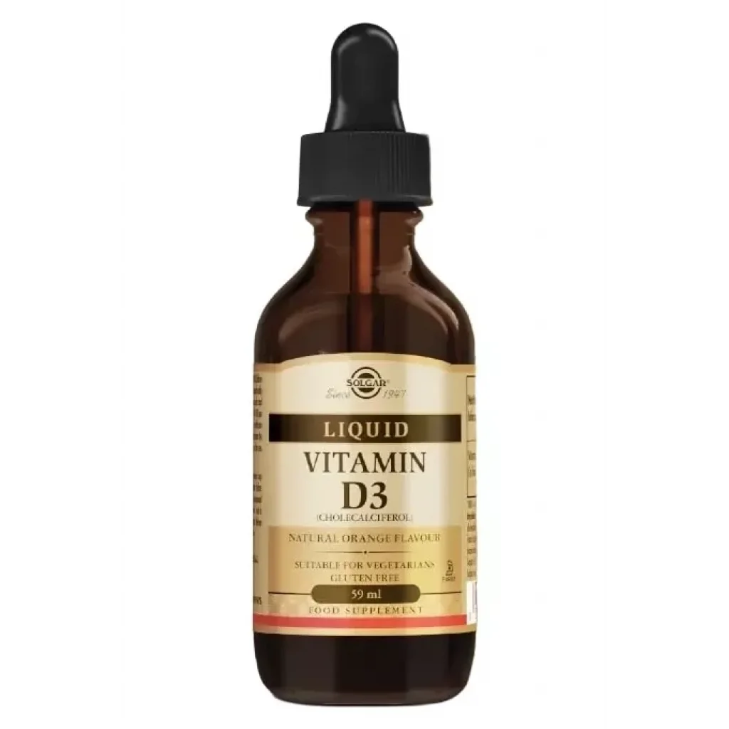 Solgar Sıvı Vitamin D3 1000 IU Takviye Edici Gıda 59 ml