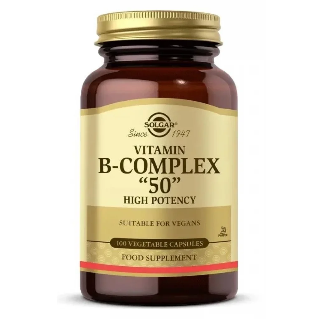 Solgar Vitamin B Complex 50 mg 100 Kapsül
