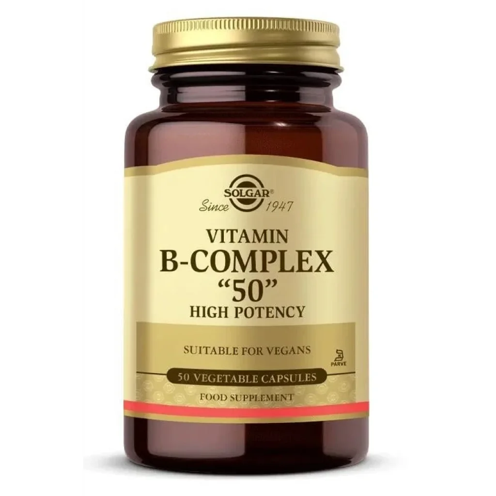 Solgar Vitamin B Complex 50 mg 50 Kapsül