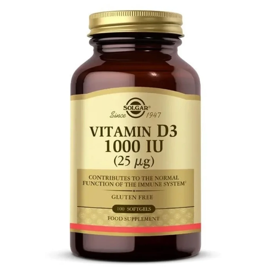 Solgar Vitamin D3 1000 IU 100 Tablet