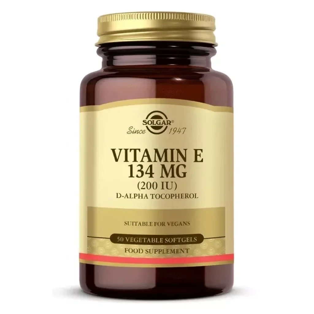 Solgar Vitamin E 200 IU 50 Vegetable Softgel