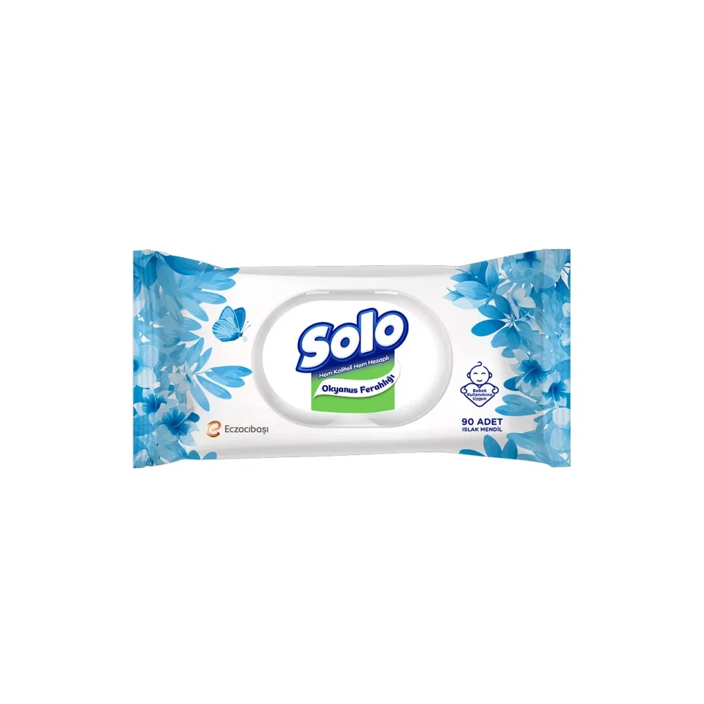 Solo Okyanus Ferahlığı Islak Havlu 90lı