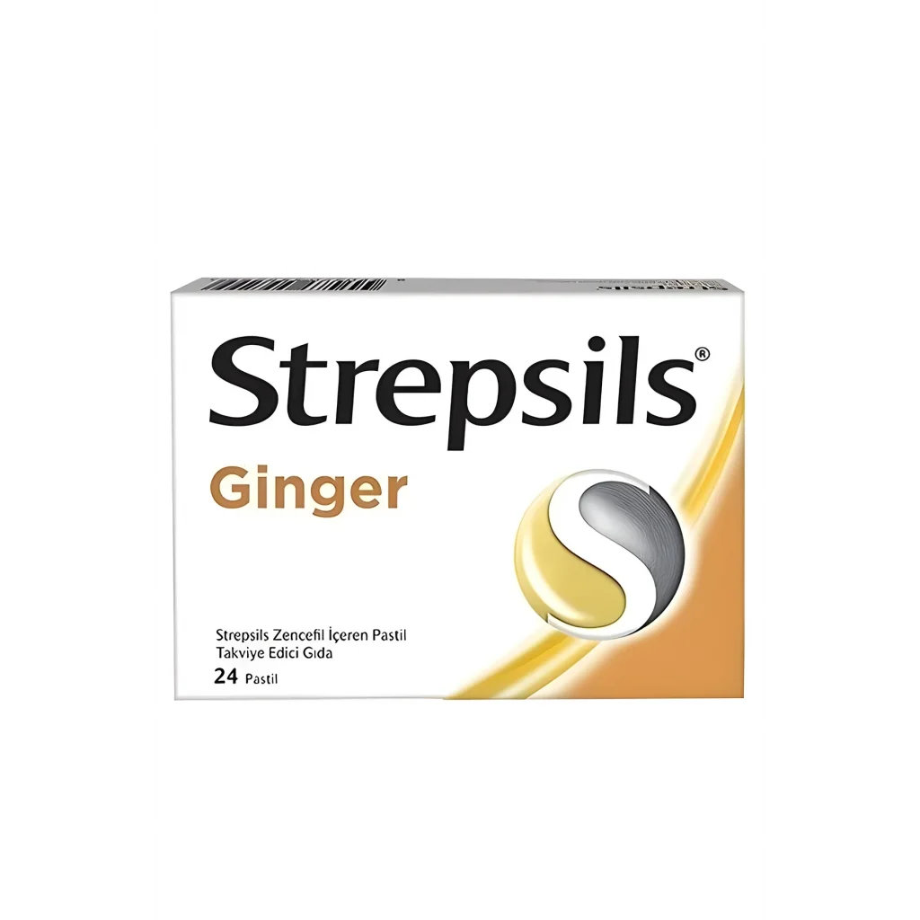 Strepsils Ginger Zencefil 24 Pastil