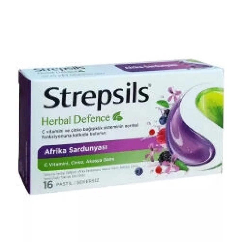 Strepsils Herbal Defenca Afrika Sardunyası 16 Pastil