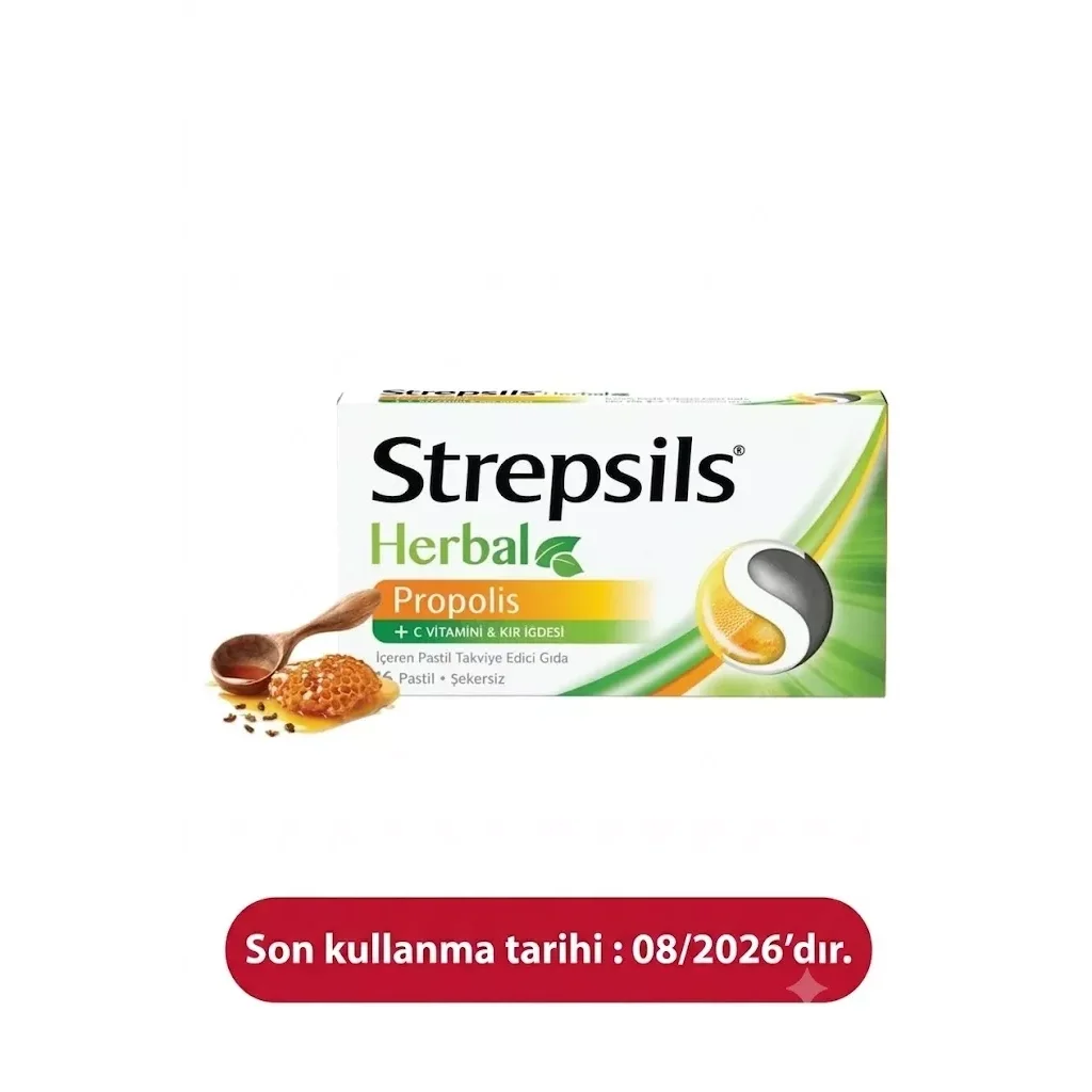 Strepsils Herbal Propolis Aromalı 16 Pastil