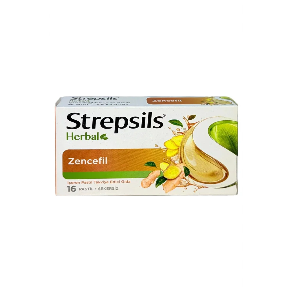 Strepsils Herbal Zencefil Aromalı 16 Pastil