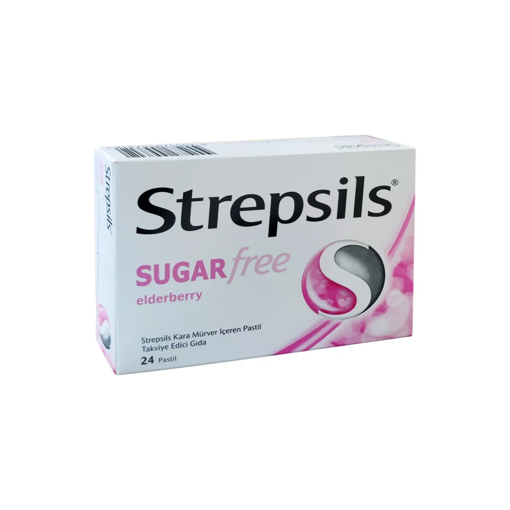 Strepsils Şekersiz Elderberry 24 Pastil